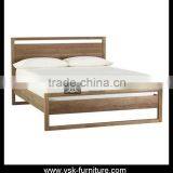 BE-021 Concise Design Solid Wood Frame Hotel Bed thumbnail-1
