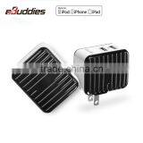 Black 3.4A USB Wall Charger Portable Battery Charger Home Travel Cell Phone Charger US AC thumbnail-5