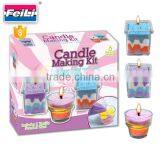 2016 Hot Sale Candle Making Kit With 3 Glass Cup Creative Art Craft Toy for Kids