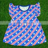 Beautiful American Baby Girls July 4th Boutique Outfits Knit Cotton Patriotic Outfits thumbnail-2