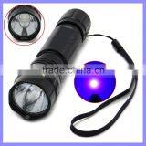 Professional Tail Press Aluminum 1 LED UV Black Light Torch thumbnail-1