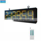 Hot Sale and Competitive Price Red Hanging RF Control Digital Countdown Timer Clock