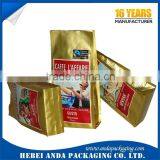 Laminated Aluminum Foil Coffee Bags/Coffee Bag With Valve and Zipper thumbnail-2