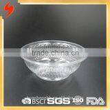FDA QS PET 460ml Transparent Disposable Fruit Bowl