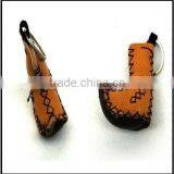 Promotional Gifts Products Handmade PU Leather Keychains Leather Key Rings Cute Keyrings Wholesale