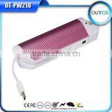 Promotional Gift 18650 Battery Built in Micro USB Charging Cable Power Bank