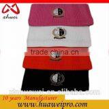 Custom Logo Winter Beanie Hat Womem Chunky Knit Warm 100% Cotton Beanie Cap thumbnail-3