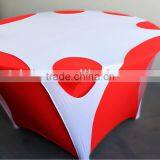 Durable and Washable Spandex/lycra Table Cloth With Hole for Wedding Banquet Events thumbnail-2