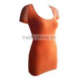 New Fashion Women Casual Dress With Mesh thumbnail-3