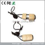 Hot Sale Wooden Crafts USB Flash Pendrive for Lanyard