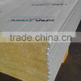 Fireproof and Insulated Metal Faced Rock Wool Sandwich Panel for Wall Board thumbnail-2