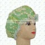 Lace Pvc Shower Bath Cap thumbnail-1