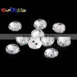 18L(11mm) Acrylic Sewing Rhinestone Button White For Apparel Bag Accessories #FLN019-18L(06) thumbnail-1