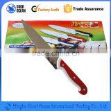 6 Pcs Forged Pom Handle Kitchen Knife Set With Wooden Magnet Block thumbnail-1