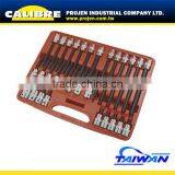 CALIBRE 30pc S2 1/2"Dr Ribe Profile Bit Set