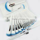 Professional White 27 Piece Makeup Brush Set With PU Leather Bag