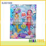 Small Pretty Toys for Girls Plastic Mermaid Toy Fancy Mermaid Doll