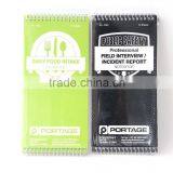 Soft Cover Shopping List Memo Pad High Quality Full Color Print Glossy Lamination Wire-o Spiral Notebook