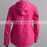 Custom Women Pink Nylon One Piece Snowboard Suit thumbnail-2