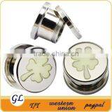 TP011026 Stainless Steel Glow in the Dark Ear Plug thumbnail-1