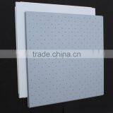 Round Diagonal Perforations Suspended Metal Ceiling Aluminum False Ceiling thumbnail-4