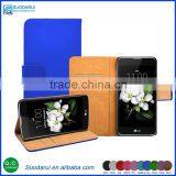 OEM Print Logo Book Stand Wallet Leather Flip Cases Pouch for LG K8 K350 Covers thumbnail-2