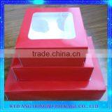 Wholesale Food Grade Decorative White Red Cake Box With ISO FDA thumbnail-4