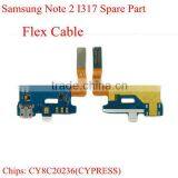 For Sumsung Note 2 I317 Replacement Parts Flex Calbe Superior Quanlity and Best Price Made in China