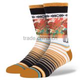 Design Own Socks Funny Pattern Customize Logo Young Mens Sublimation Printed Socks