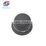 High Quality Ladies Black Round Felt Hat