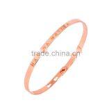 Memories Bangles With Customize Design Word 'HAKUNA MATATA' With 4mm/7mm Width thumbnail-2