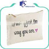 Wholesale travel canvas cosmetic bag with custom logo                        
                                                                                Supplier's Choice