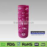 Slip and Heat Resistant Children Silicone Bottle Sleeve for Pyrex Glass Water Bottle thumbnail-1