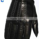 2016 New Design Men Winter Sheepskin Genuine Leather Gloves for Touch Screen thumbnail-4