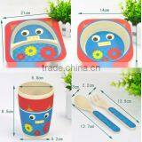 Frog Shape Melamine Children Dinner Set thumbnail-3