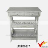 White Bottle Rack 3 Drawers Antique Antique Wood Furniture thumbnail-1