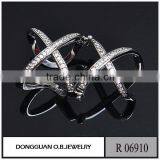 Fashion New Model Silver Ring Wedding Ladies Gold Finger Ring thumbnail-4