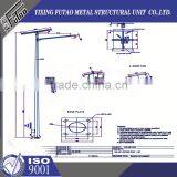 High Quality Galvanized Polygonal Steel High Mast Lamp Poles thumbnail-6