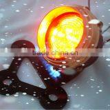 Motorcycle Tail Light Brass Round Led Taillight Wheel Model Brass Tail for Harley Chopper thumbnail-1
