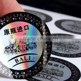 Custom Made Self Adhesive Hologram Sticker
