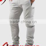 Cotton Polyester Tapered Plain Tracksuit Gym Joggers Pants For Mens