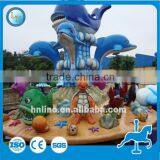 Amusement Playground Water Equipment! China Supplier Carnival Water Kids Shooting Games Shark Island Rides for Sale thumbnail-2