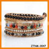 Hot Selling Muilt-color Beaded Rope Bracelet Wholesale ZTNM-0047 thumbnail-1