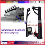Cheap widescreen mount bracket for Jeep, led offroad light bar alu firm bracket