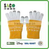 various three toes touch screen acrylic gloves