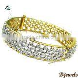 Ladies Diamond Gold Bangles, Stylish Diamond Bangles, Diamond Jewelry thumbnail-1