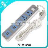 2015 Newest Wholesale Brand Designed High Quality Dual Usb UK Power Strip thumbnail-5