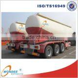 China Made 3 Axle Bulk Cement Trailers 40m3 Bulk Cement Trailer for Sale thumbnail-1