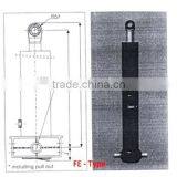 FE Type Dump Trailer Telescopic Hydraulic Cylinder thumbnail-2