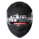 Dual Visor Matte Black Street Sport Bike Full Face Motorcycle Helmet M/L/XL thumbnail-2